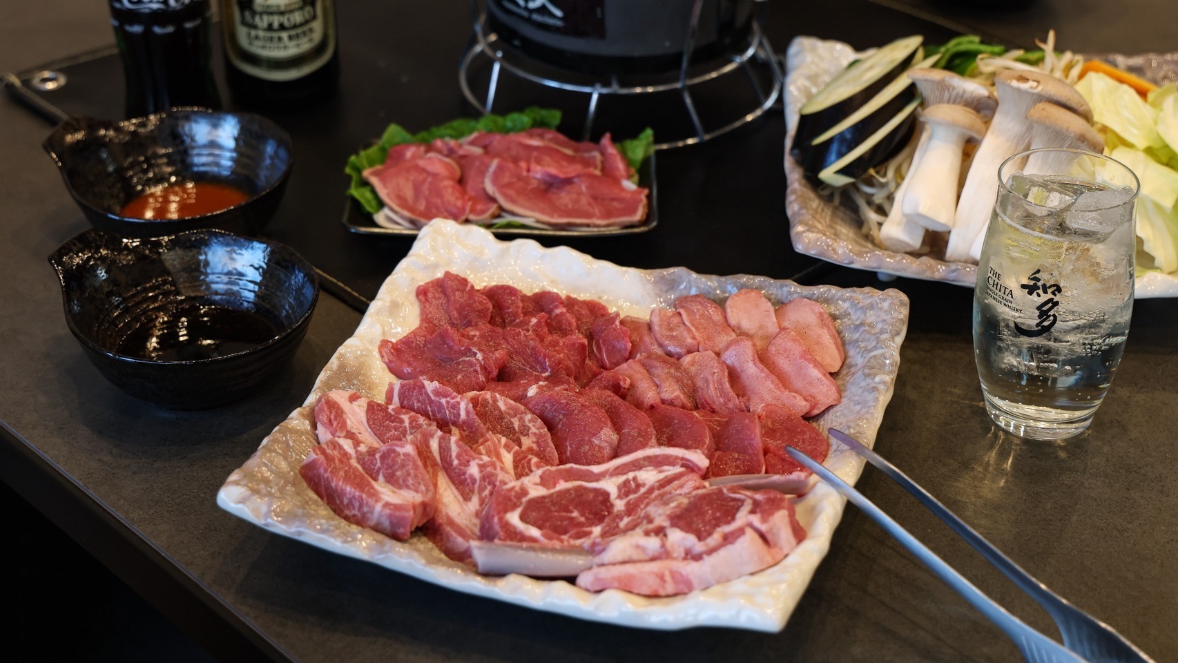 ニュージーランド産生ラム肉の盛り合わせ